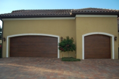 Garage-Doors-Wood-Grained-Woodgrain-Faux-Painted