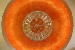 Amber-Orange-Modern-Masters-Venetian-Plaster-Ceiling-Dome